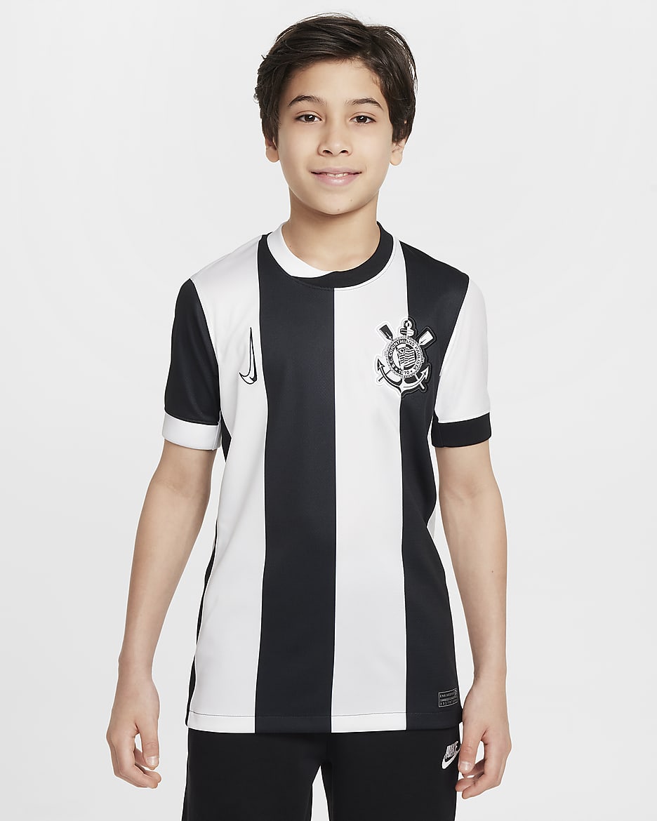 S.C. Corinthians 2024 25 Stadium Third Big Kids Nike Dri FIT Soccer Replica Jersey